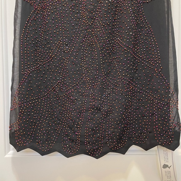 Black beaded flapper dress - Picture 12 of 15